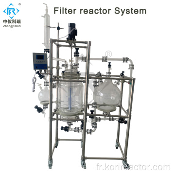 Filtre déshydrateur Nutsch en acier inoxydable ZF-20L Lab